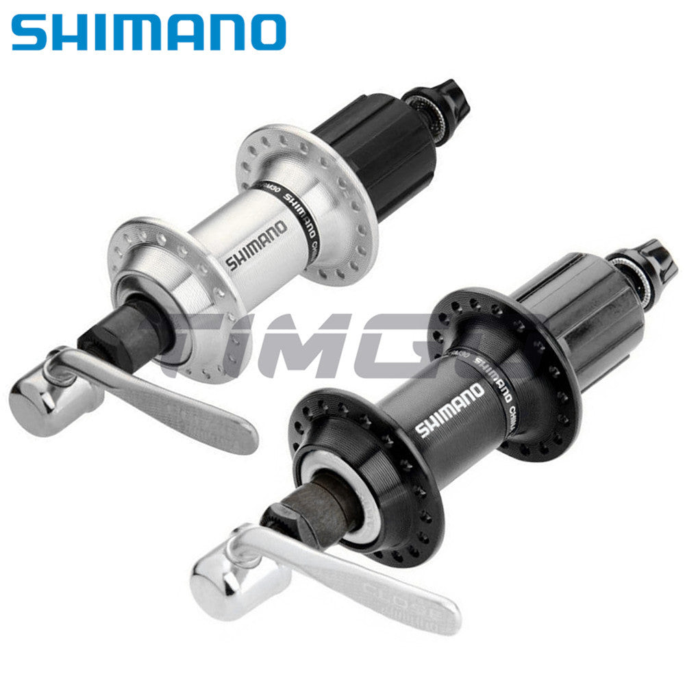 Shimano MTB FH-RM60 FH-RM30 MTB V-Brake Rim Phanh Sau Hub 32 / 36 Lỗ 8 / 9 / 10 Tốc Độ Freehub Với Q / R Xiên
