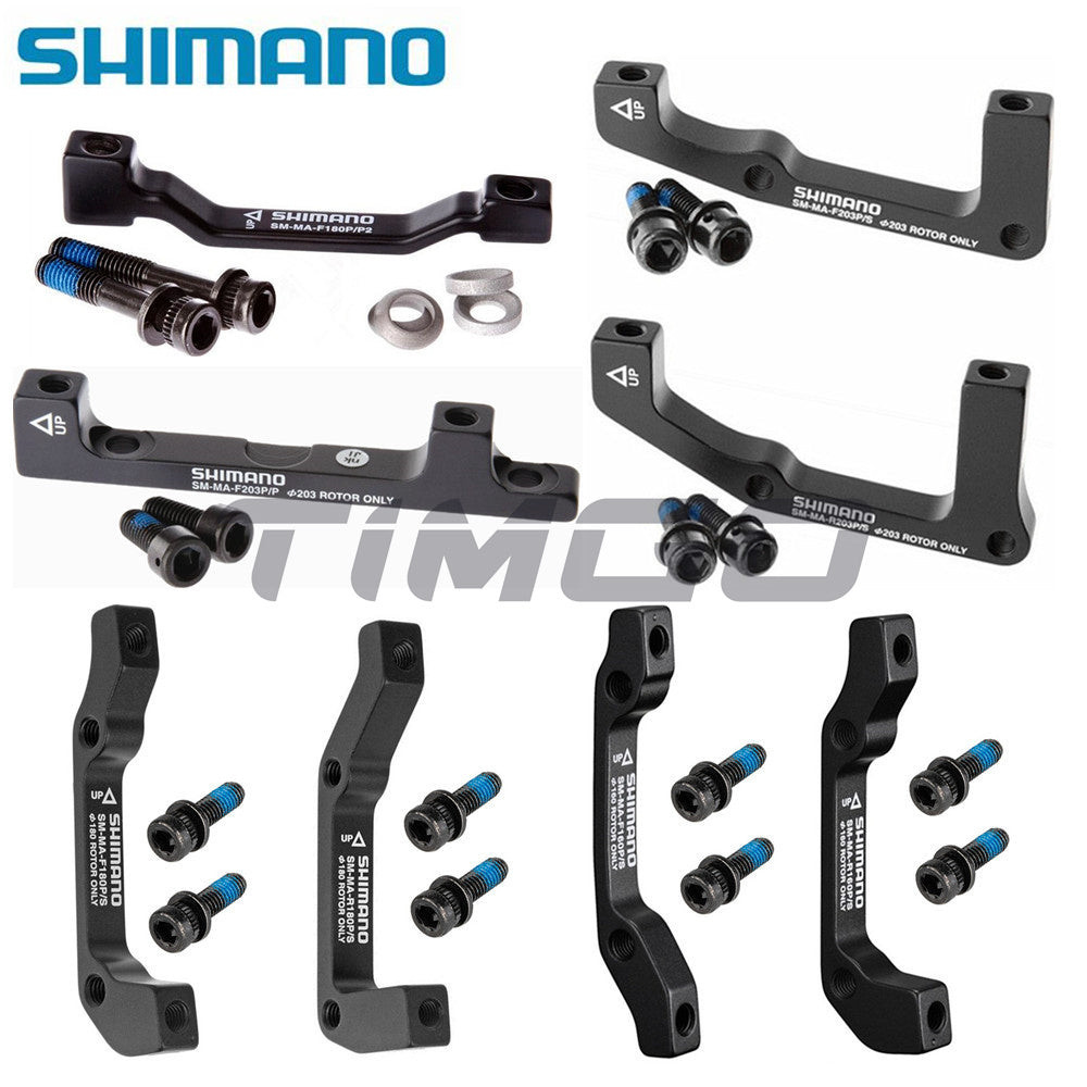 Bộ chuyển đổi xe đạp Shimano MTB 160mm / 180mm / 203mm Bộ chuyển đổi cánh quạt đĩa cơ thủy lực sau gắn phanh PM-PM / PM-IS Mount
