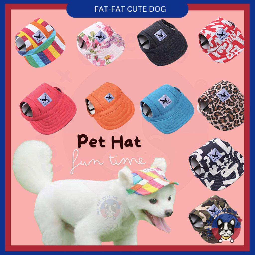 Pet Cute Hat Dog Hat Baseball Cap Windproof Travel Sport Sunny Day Hat Small Clothes Apparel Dog Hat