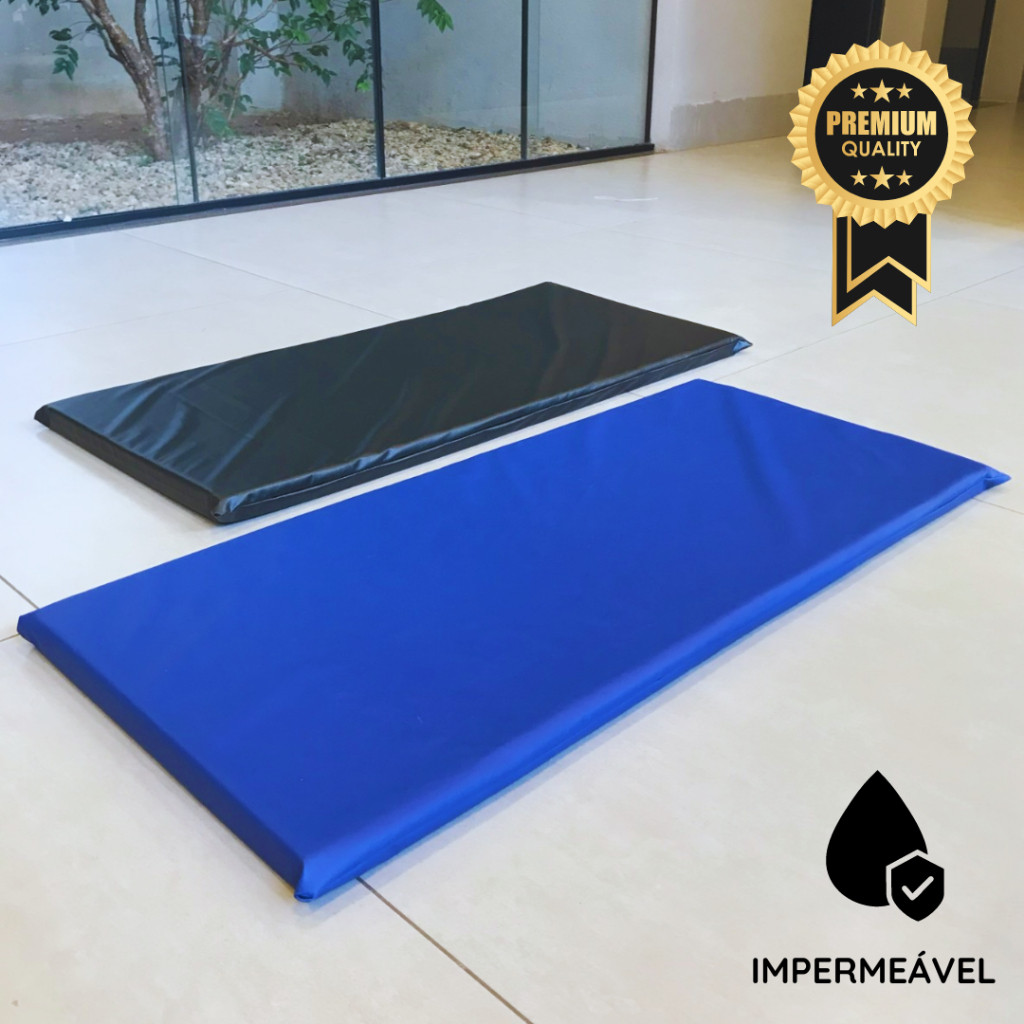 Colchonete p/ Academia La Casa 90x40x3cm Espuma D23 Impermeável Compacto Yoga Pilates