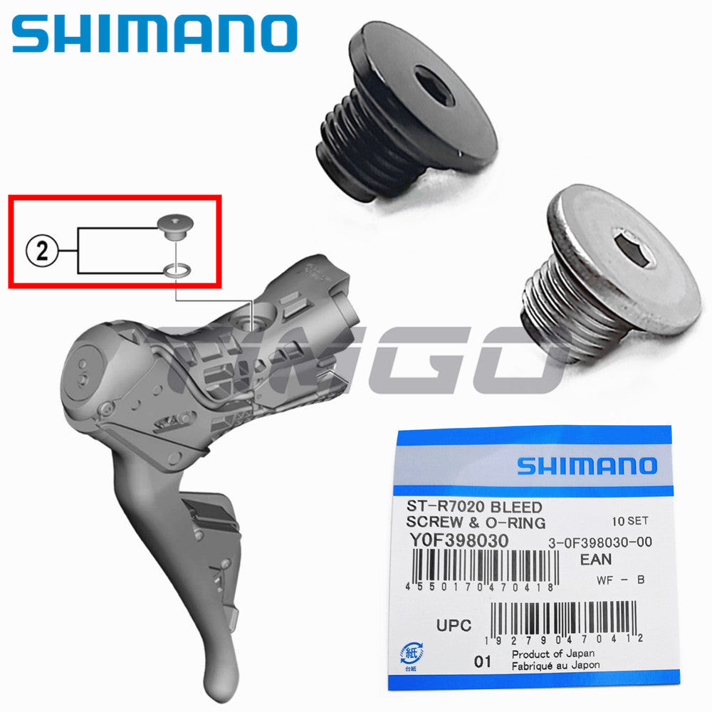 Cần phanh Shimano STI Vít chảy máu và vòng chữ O Y0C698030 Y0f398030 Y0rm98020 Y0MX98020 DA GRX UT 105 Tiagra