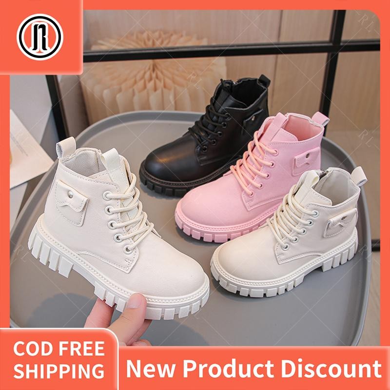 RAINBOW Kids School Boots Fashion Style Boots For Kids Boy Ankle Zip Boots For Kids Girl Boots