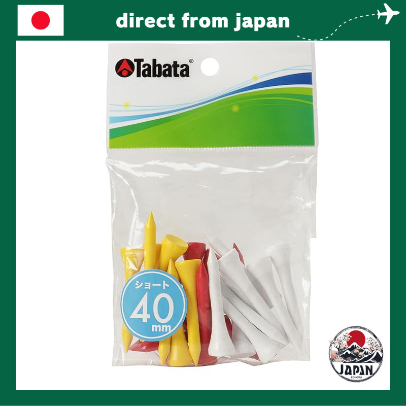 Tabata Pro Slim Short Wooden Golf Tees – Tee golf gỗ ngắn bền cho cú đánh bằng gậy sắt & fairway