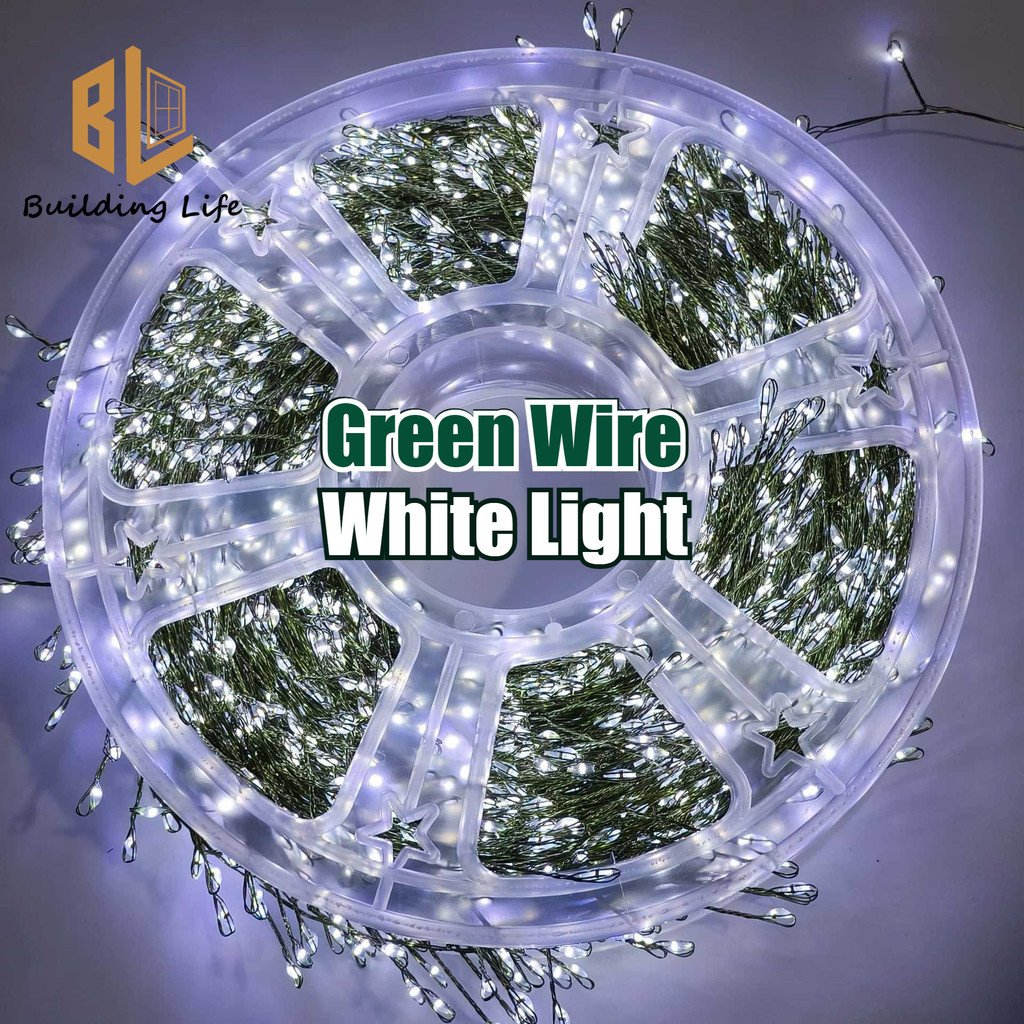Extra Long 600-2000 LED Christmas Lights Firecracker String Lights for Christmas Tree Decoration 31V
