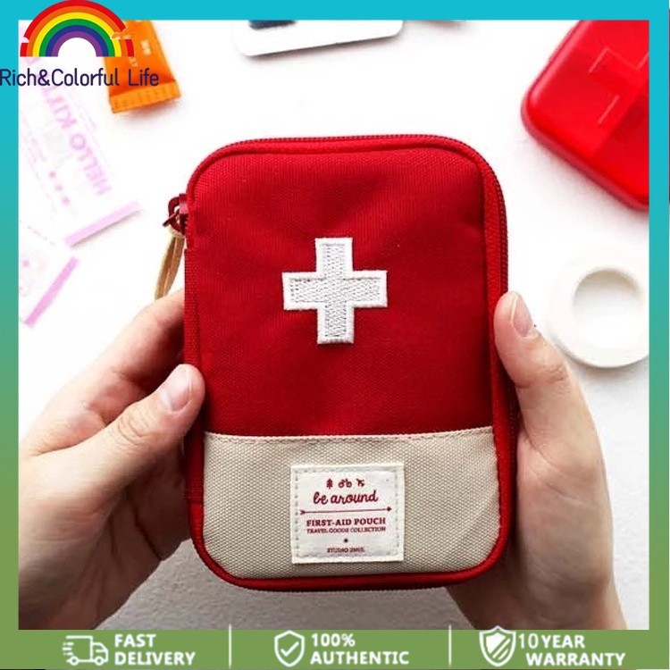 O-KAY Travel Home Portable First Aid Kit Small Medicine Bag Storage Bag Medicine Emergency Kit