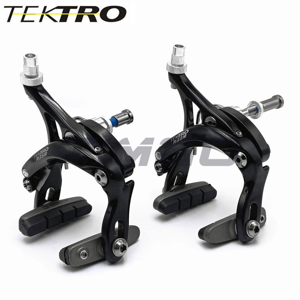 Tektro R358 Xe Đạp Đường Bộ Tầm Xa Kép Xoay C-Brake Vành Phanh Caliper Hộp Đựng Phanh Giày