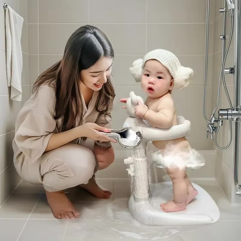 Toddler Shower Stand Baby Shower Stand,Adjustable Baby Shower