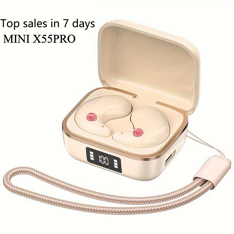 X55PRO Earbuds Mini Sleep Invisible bluetooth headset Hifi Stereo Sound Waterproof Build-in MIc For