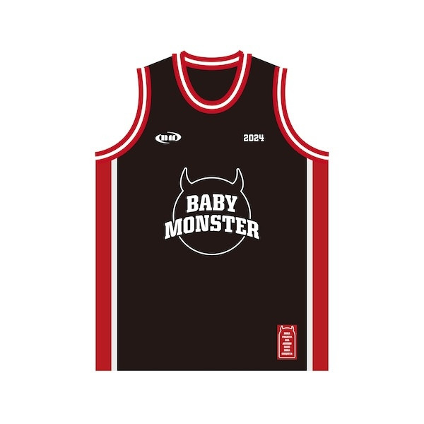 babymonster JERSEY ジャージ T シャツ 白 Babymonster Official Jersey T-Shirt One Size White Pop-Up