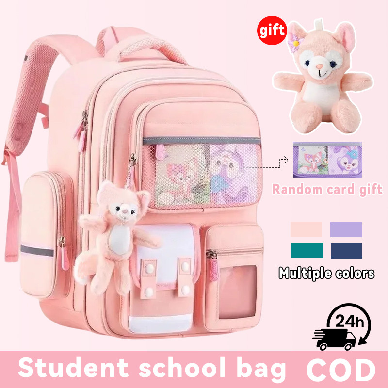 YOYO Waterproof student school bag reduce burden protect spine backpack for grades 1-6 Bagpack #B390