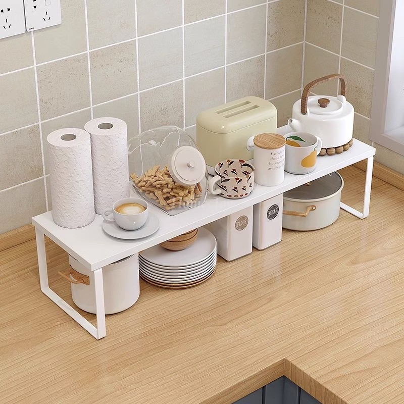 Storage racks, kitchen desktop storage racks, desktop layered storage partition racks, cabinet dishes and spice storage racks