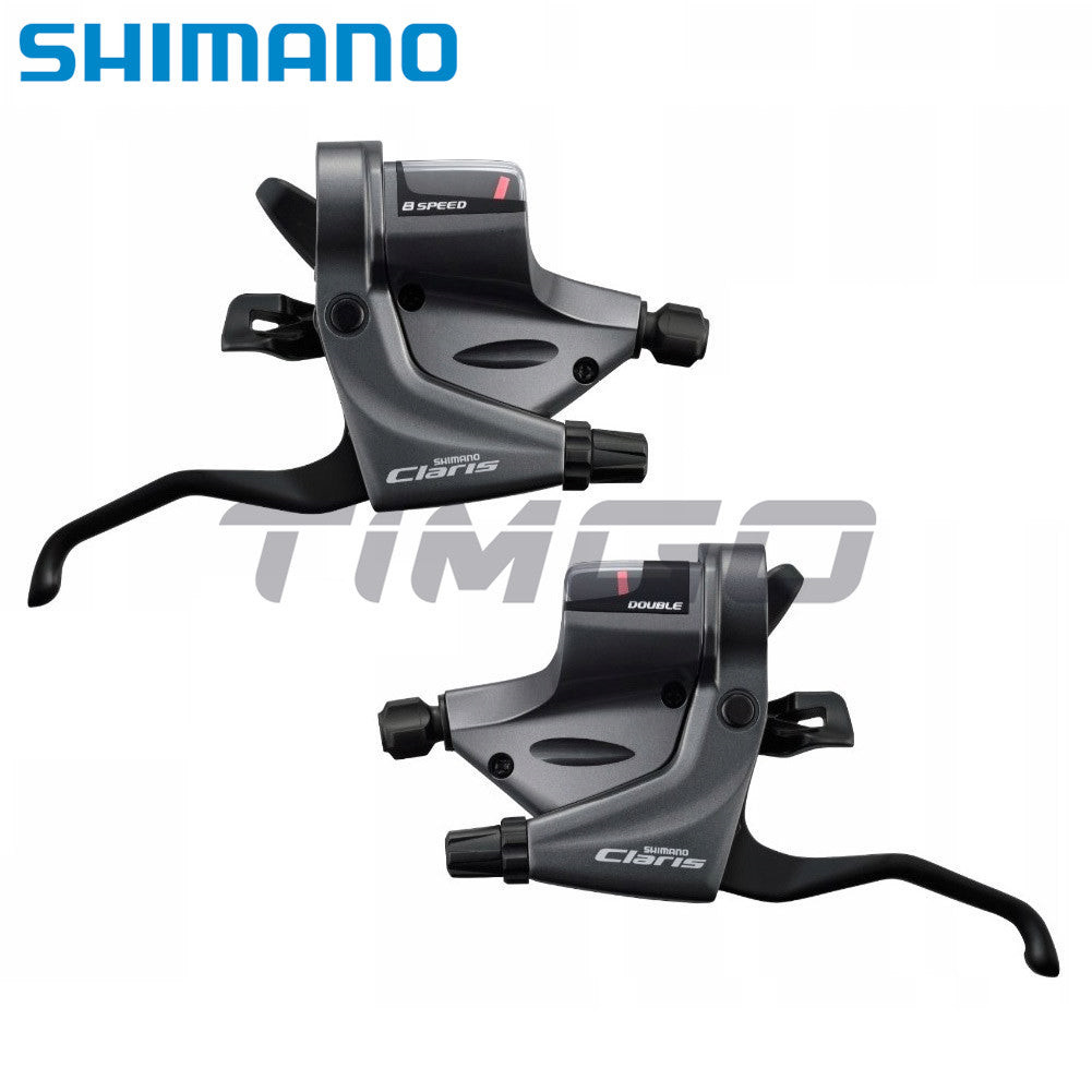 Shimano Claris ST-RS200 - Cần Số và PhanhCombo Thanh Phẳng Rapidfire Plus Mới Cho Xe Đạp Đường Bộ 8 Tốc Độ