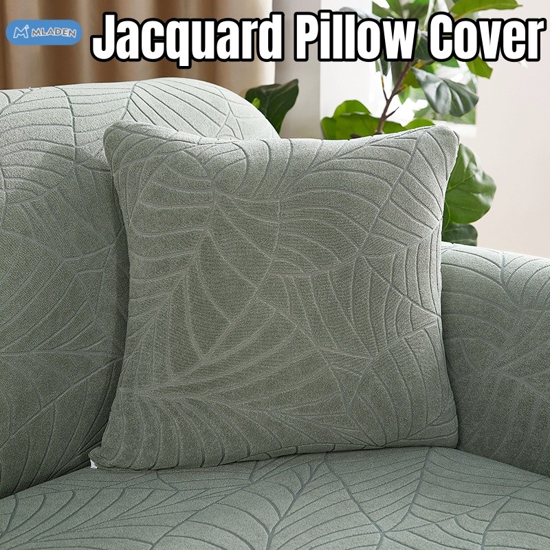 MLADEN Thick Jacquard Pillow Cover Square Pillow Cover Soft Cotton Sofa Decorative Pillow Covers