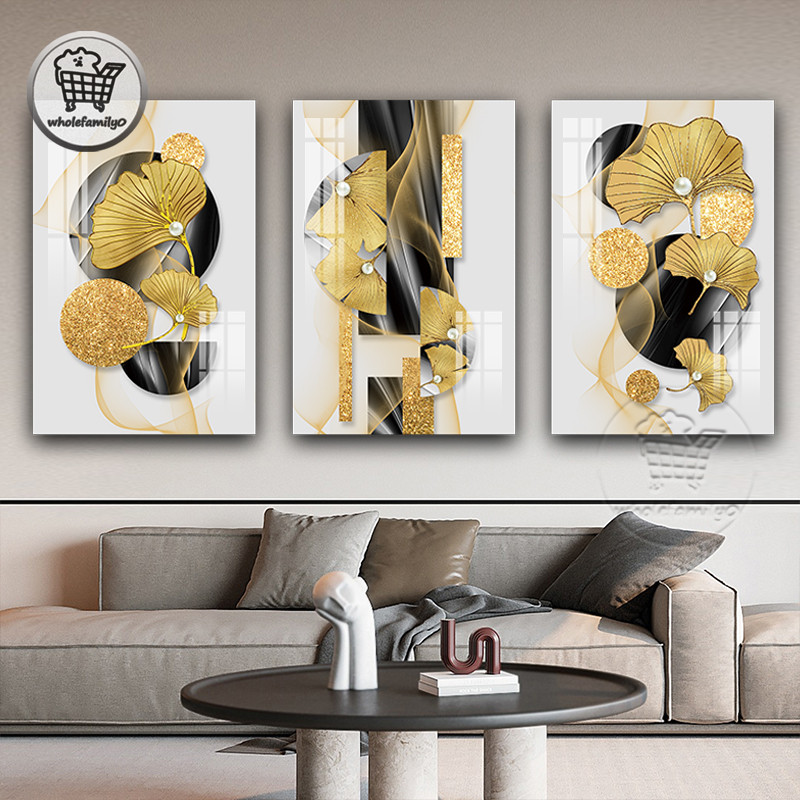 3Pcs/set Bohemian Frame Wall Decor INS Decoration Painting Living Room Scene Printing Art Decoration