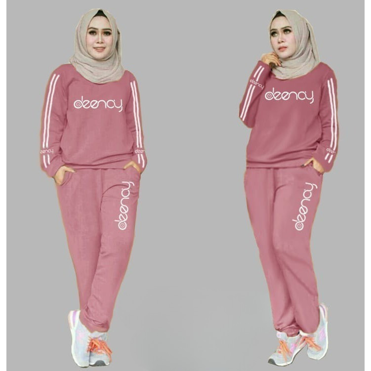 BOOM - Setelan Marimar Olivia M L XL XXL 3XL Olah Raga Wanita Baju Senam Termurah Baju Training Cros