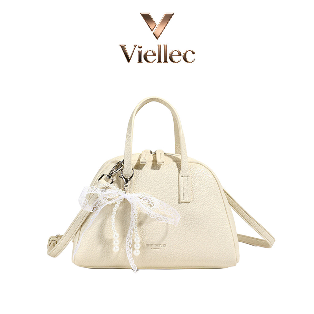Viellec Túi Đeo Vai Vỏ Túi Bowling Túi Messenger Cao Cấp Niche Đi Lại Túi Nữ Túi Gối