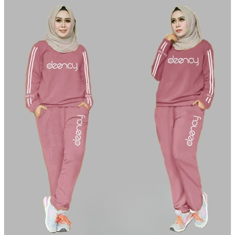 BOOM - Setelan Marimar Olivia M L XL XXL 3XL Olah Raga Wanita Baju Senam Termurah Baju Training