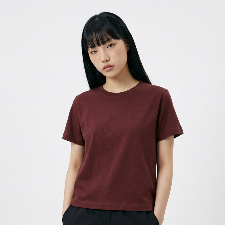 ELORAÉ Nancy T-Shirt Cotton CloudKnit | Kaos Wanita Casual Basic Top
