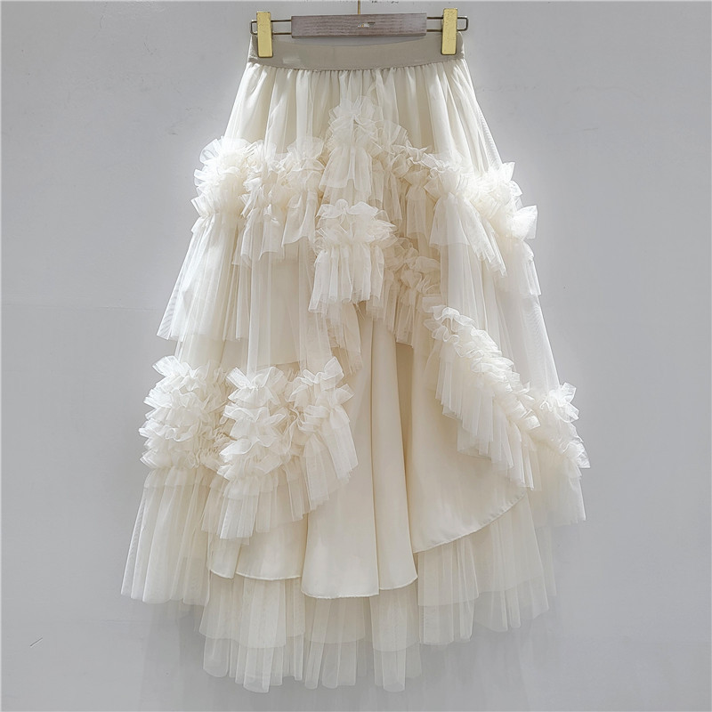 Váy dài gạc, thiết kế layering độc đáo, form body nhấn nhá, đa dạng style mặc