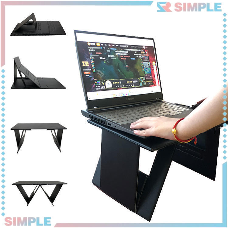 Portable Foldable Laptop Bed Table, Adjustable Multi Purpose Desk for Study Office and Travel Use