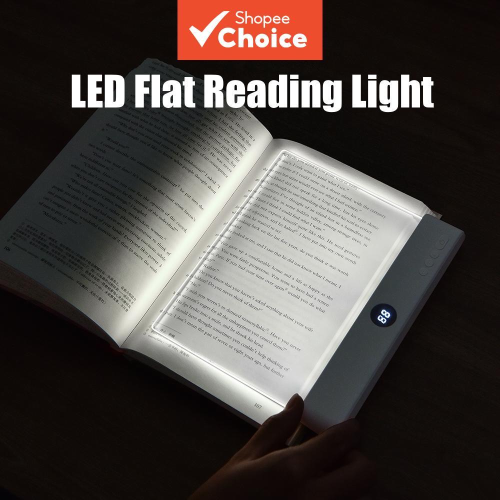LED Flat Panel Night Vision Reading Lamp – Eye Protection USB Charging for Student Study Book Lights