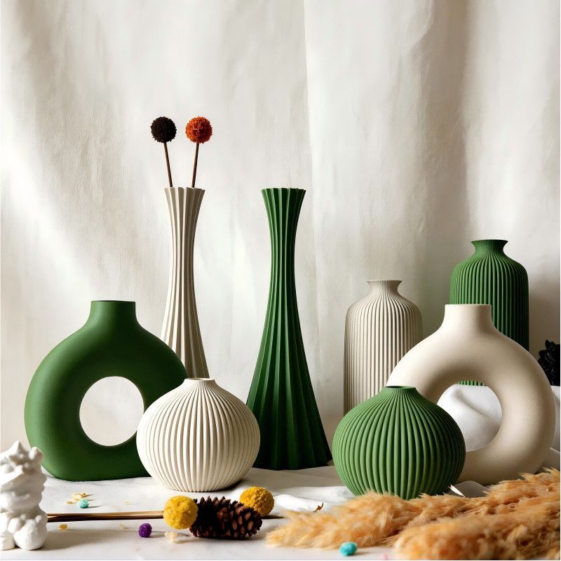 3D Printed Vase Nordic Home Decor Minimalist Decoration Aesthetic Home Decor Room Decor Home Decorat