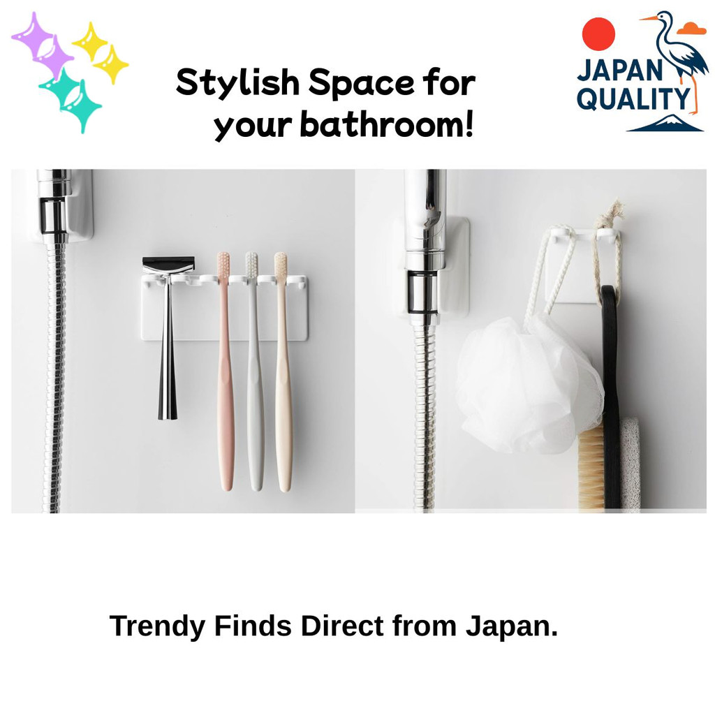Yamazaki Magnet-Mounted Bathroom Accessory – White (Mist) Alternative shorter: Yamazaki Magnetic Bathroom Organizer – White (Mist) SEO-friendly option: Yamazaki Magnet-Mounted Bathroom Organizer / Space-Saving Magnetic Bathroom Accessory – White (Mist)-