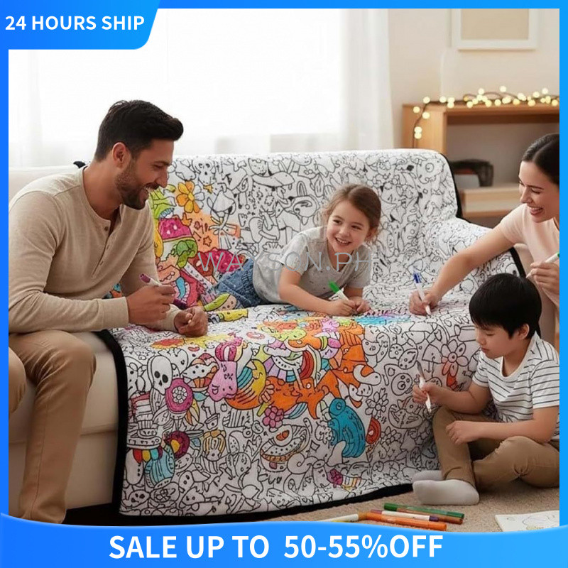 {READY STOCK}DIY Coloring Blanket