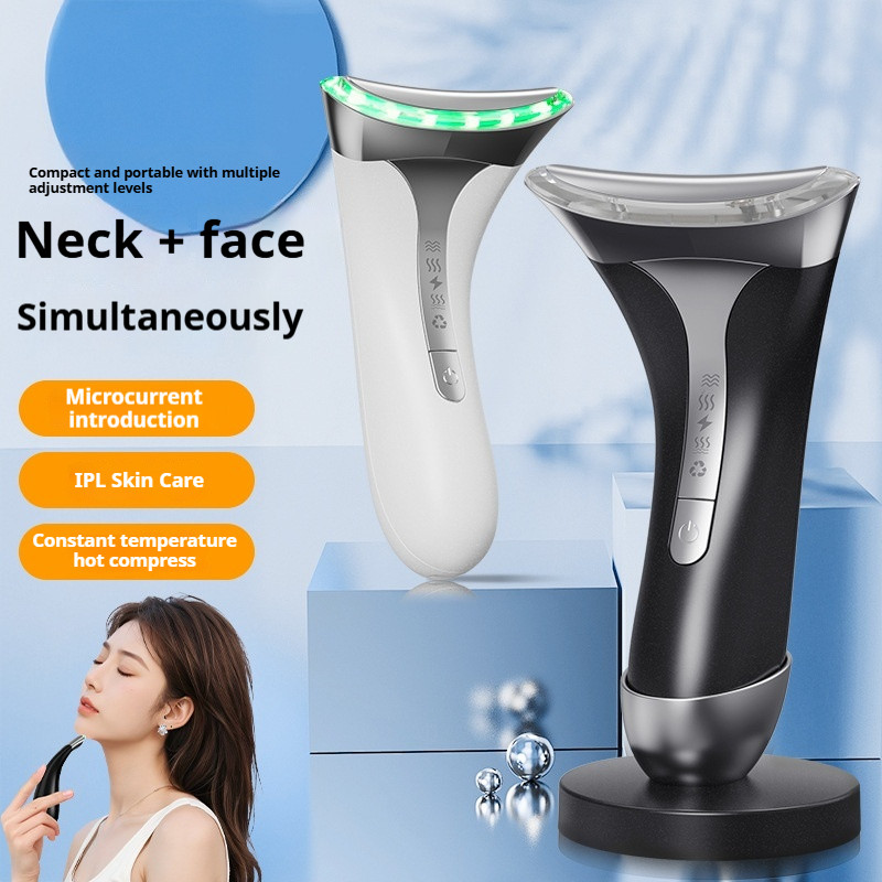 Neck Beauty Device Dual-use Microcurrent Facial Introduction Device Vibrating Massager Neck Wrinkle Device Skin Rejuvenation Neck Beauty Device