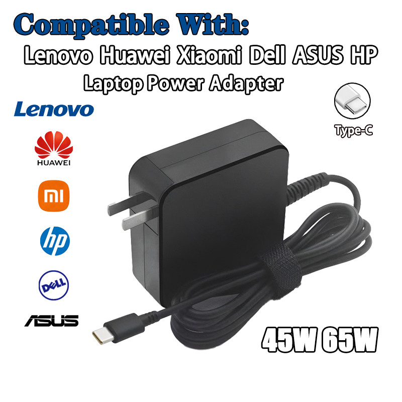 COD 65W Type C Laptop Power Adapter 20V 3.25A Compatible With Lenovo HP ASUS H wei X mi Dell
