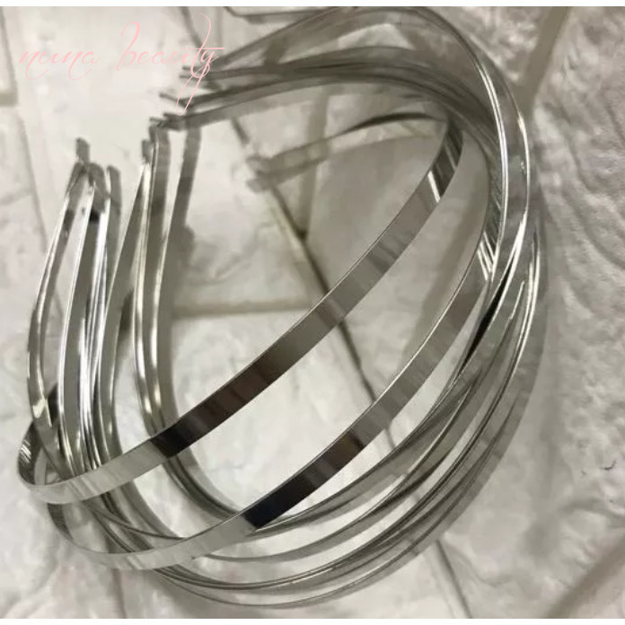 7mm 3mm 24pcs HeadBand Plain Metal Metal Plating Headband Bare Wool Embryo Diy Accessories Face Wash