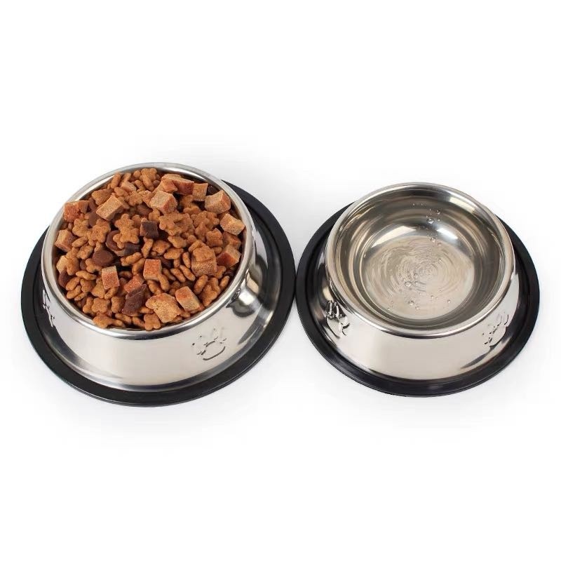 Kit Comedouro Pet Inox Comedouro Bebedouro Cachorro Gato Pet Pote Ração Vasilha Cachorro Gato Antide