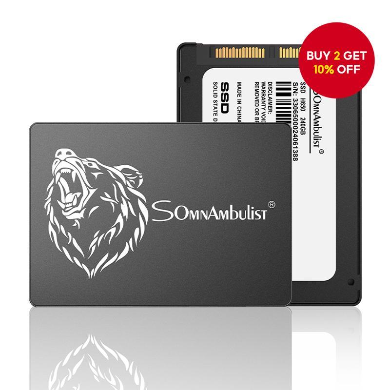 SATA III Solid State Drive | 2.5-inch built-in SSD, 120GB/128GB/240GB/256GB, excellent performance,