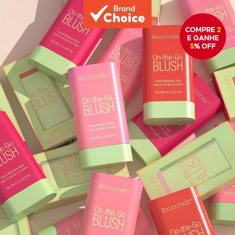 Cheek 3-em-1 Batom Tinted Blush Hidratante Bastão Cremoso Iluminador Blush Creme Blush Cosméticos T