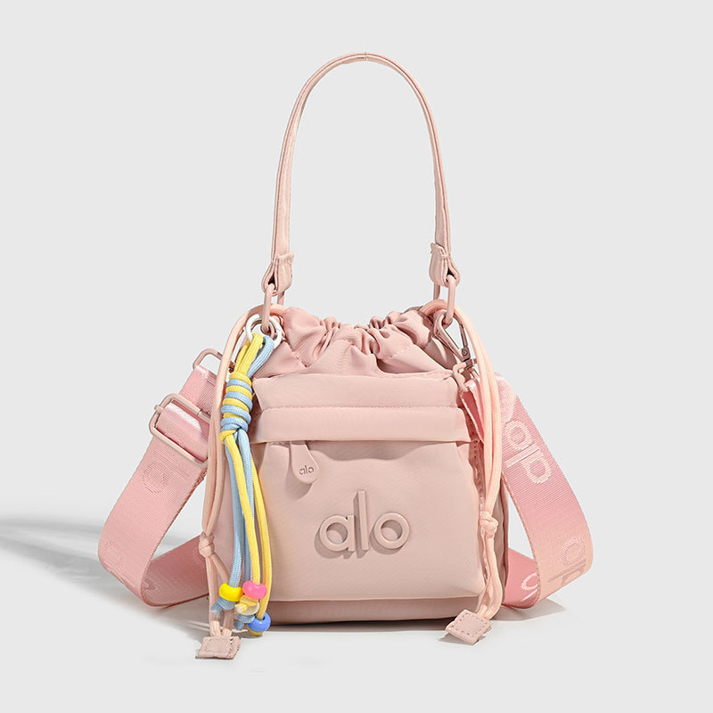 Alo Ladies Messenger Bag Simple Casual Shoulder Bag Ladies Small Backpack Nylon Cloth Bag
