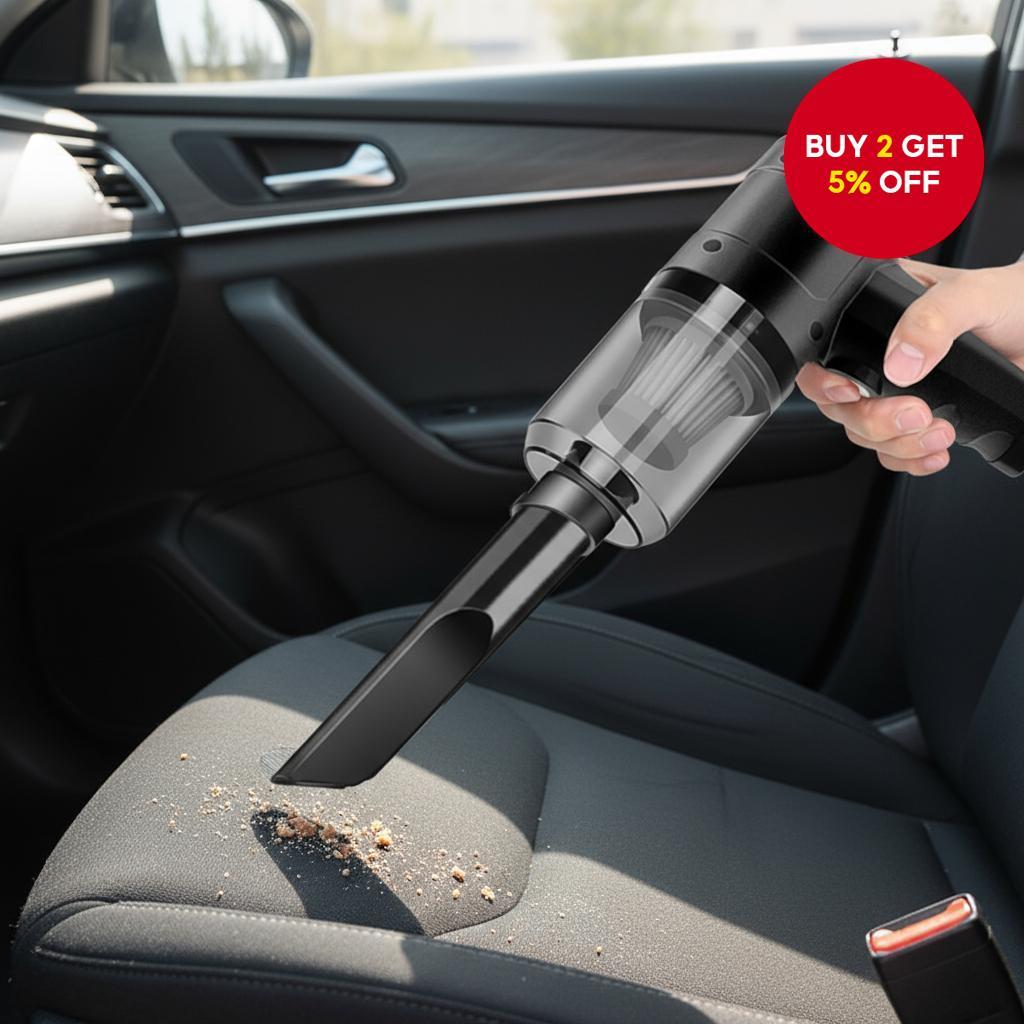 Wireless Handheld Mini Vacuum Cleaner 5-in-1 Suction and Blowing for Car and Household Use Cordless Vacuum Cleaner