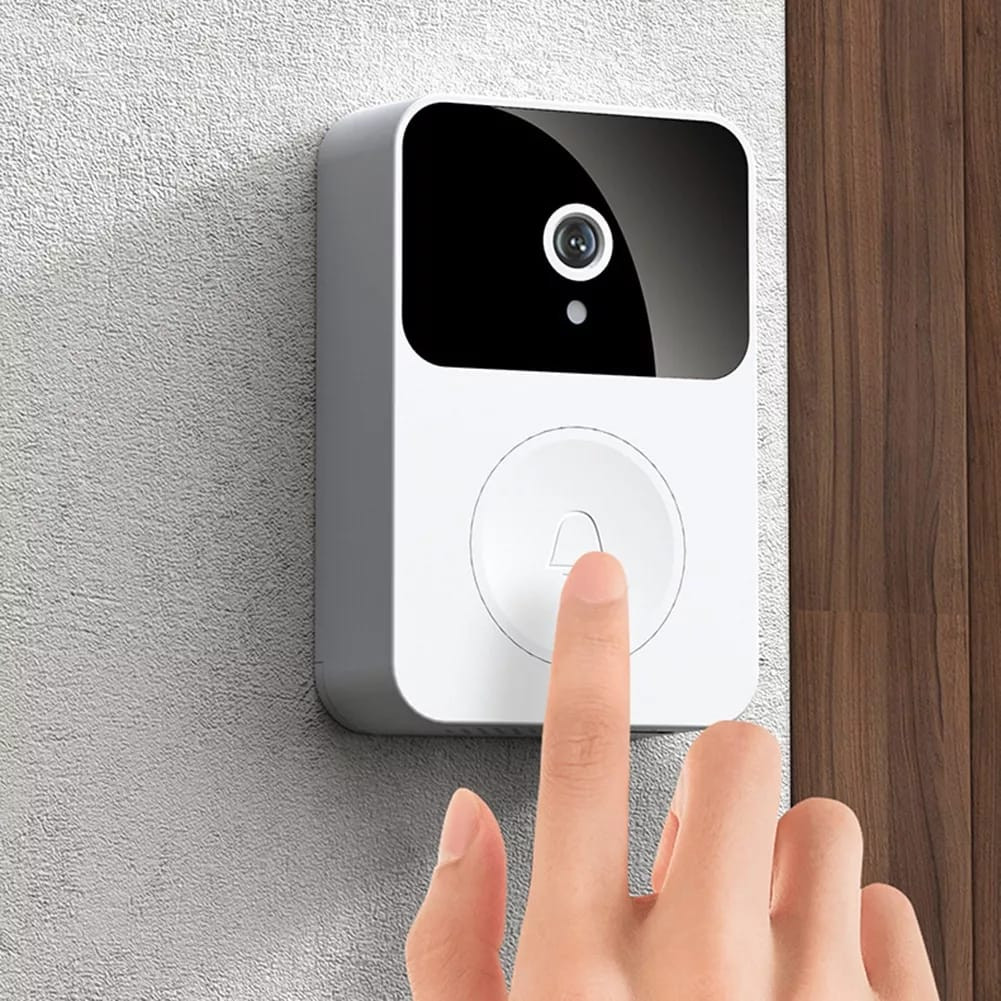 Achadinhos Shopee Campainha Inteligente Sem Fio Com Vídeo E Câmera Wifi Interfone Residencial Monito