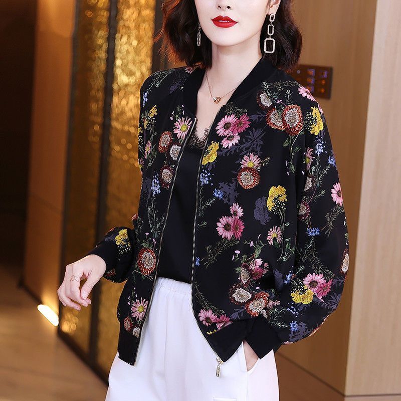 Pakaian tabir surya sifon ukuran besar wanita kardigan lengan panjang longga