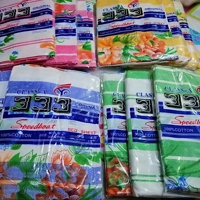 Chinee 1 piece 333 Makapal Malambot Kumot blanket / Flat Sheet Double Size 202x228cm(Kumot Cotton)