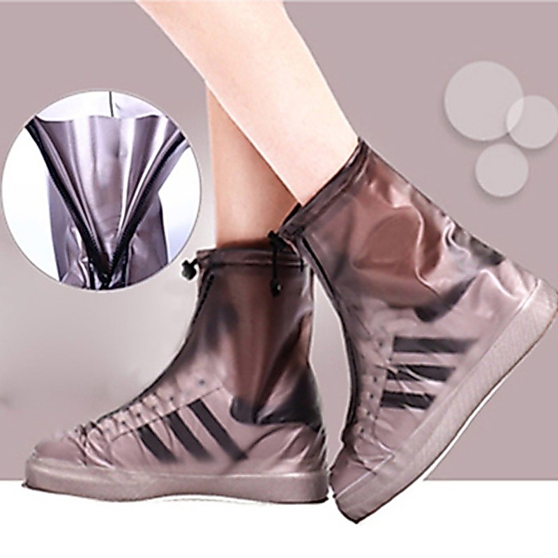 Anti-slip pvc waterproof padded adult shoe cover（Sports shoes, please buy one size up）