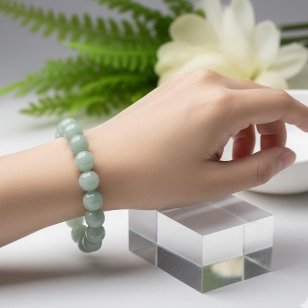 Vòng Tay Ngọc Bích Tự Nhiên  – Trang Sức Phong Thủy Phong Cách Thanh Lịch, Mang Lại Cảm Giác Bình An