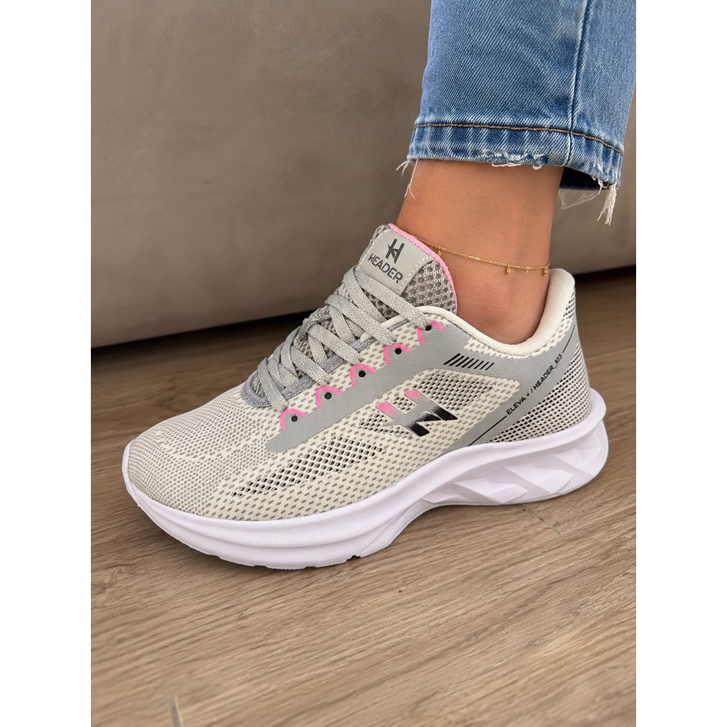 Tênis Header Run - Conforto E Estilo Esporte Casual