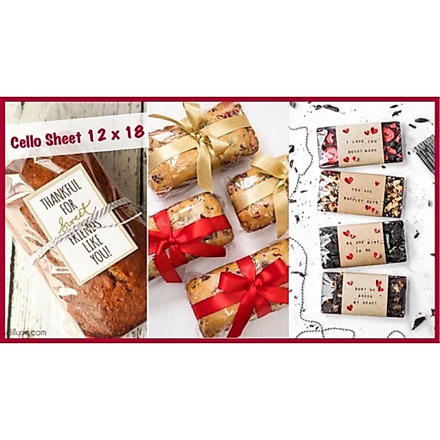 Cello Sheet / Banana Loaf / Cello Plastic / OPP WRAPPER