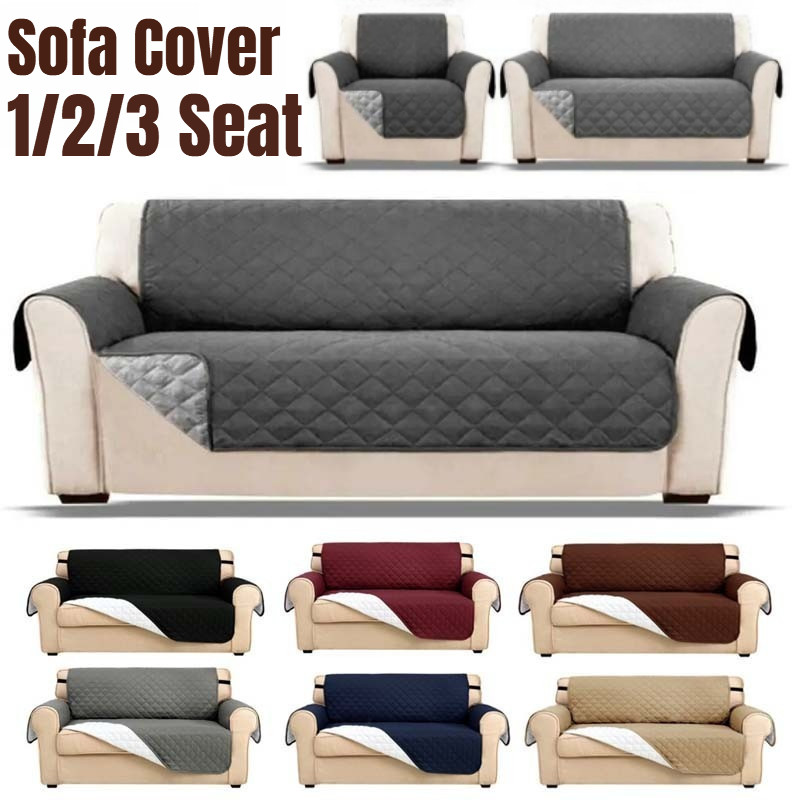 【COD】Sofa Cover 1/2/3/4 Seater Non Slip Couch Covers for Pets Kids Sofa Protector Cover Home Decor