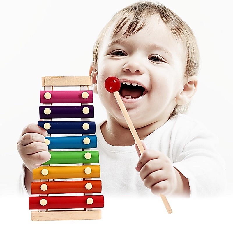 TOYS baby Wooden musical instrument toy xylophone early education educational toy gift