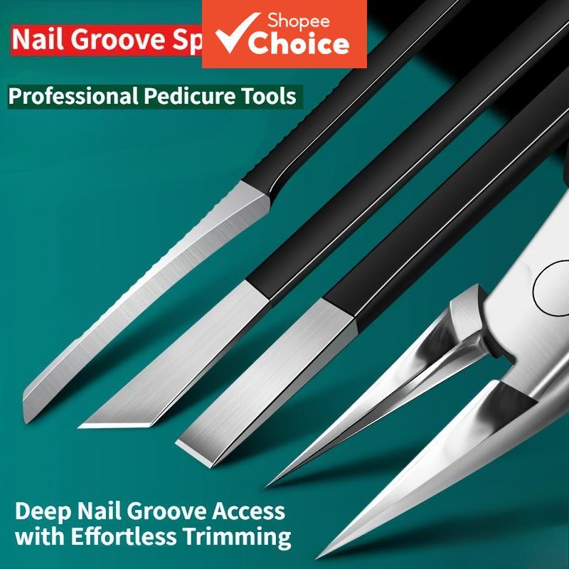 Pedicure Set 4pcs , Professional Toenail Care Kit , Precise for Ingrown Nails and Ingrown Toenails.