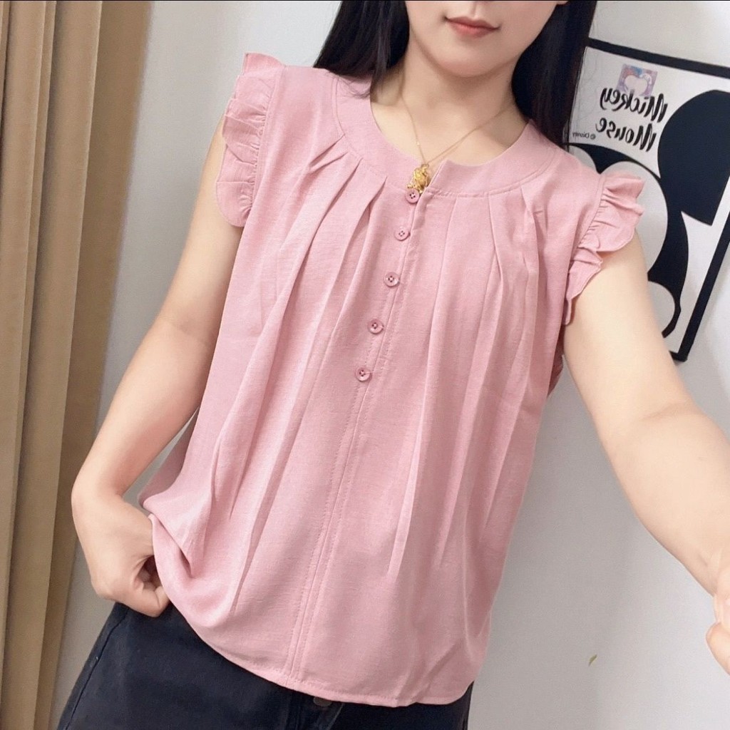 Sleeveless Shirt for Summer Slimming 2025 New Style French Sweet and Stylish Loose Sleeveless Top fo