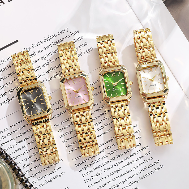 Luxury Women's Watch New Fashion Trendy Casual Stainless Steel Quartz Ladies Watch