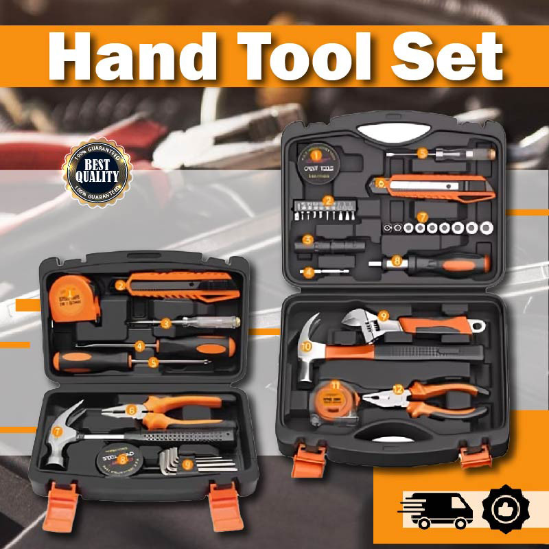 Household Multi-function Tool Box Storage Complete Hardware Electrician Tools Set