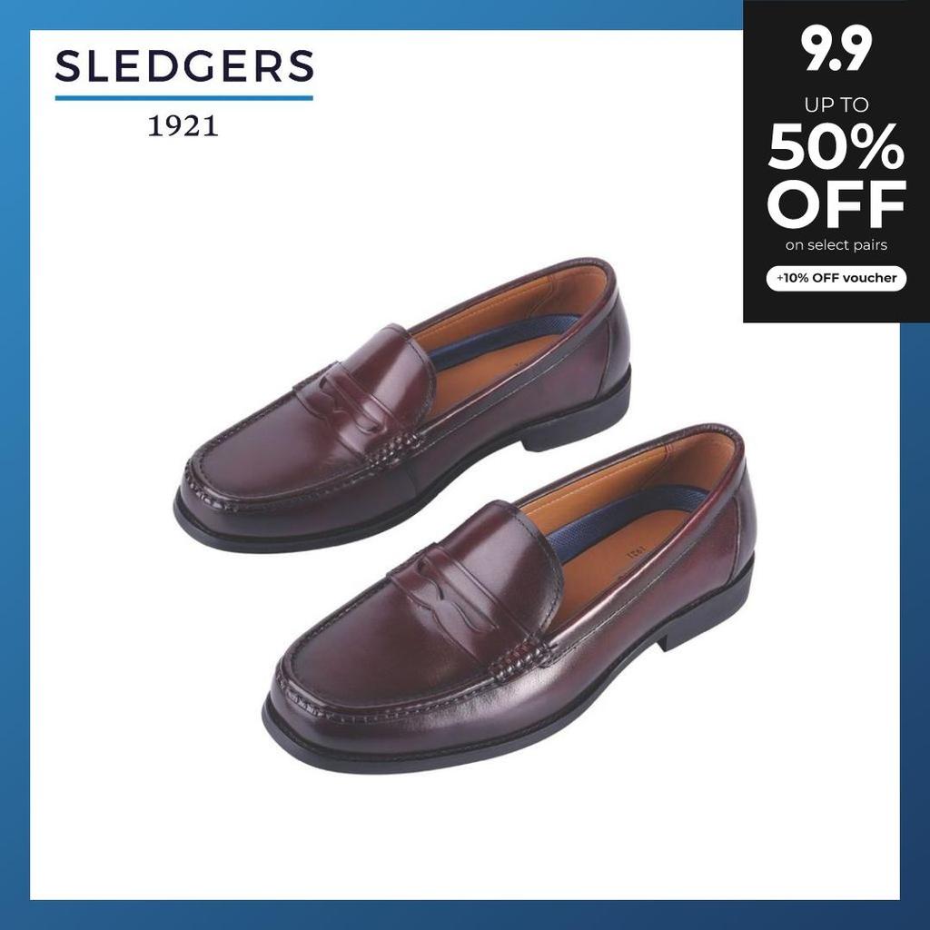 Sledgers Noel II Penny Loafer - Wine